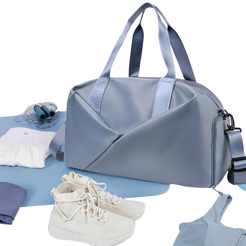 Travel Duffle Bags Portable Luggage Bag -Blue