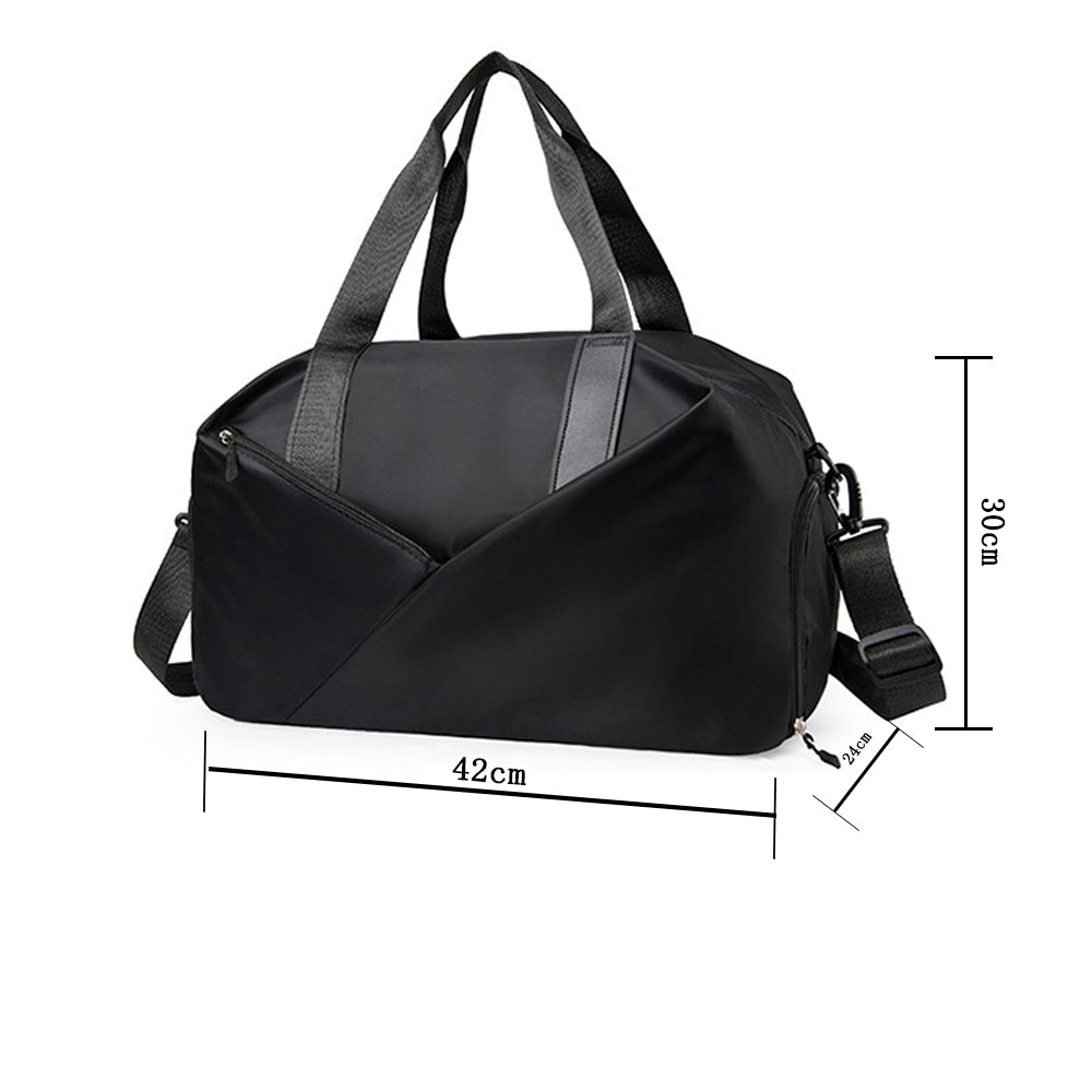 Travel Duffle Bags Portable Luggage Bag -Black
