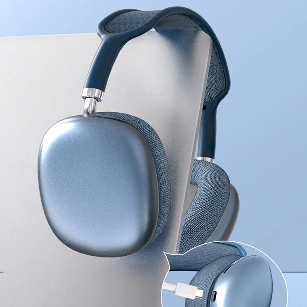 Gaming Headset Wireless Headset P9 Wireless Headphones TWS Earphones Noise Reduction Headset -Blue