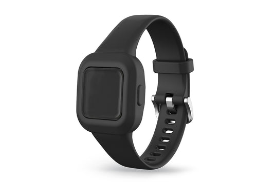 Replacement Silicone Band Straps Fitness Wristband Tracker Compatible with Garmin Vivofit Jr 3 Bands-Black
