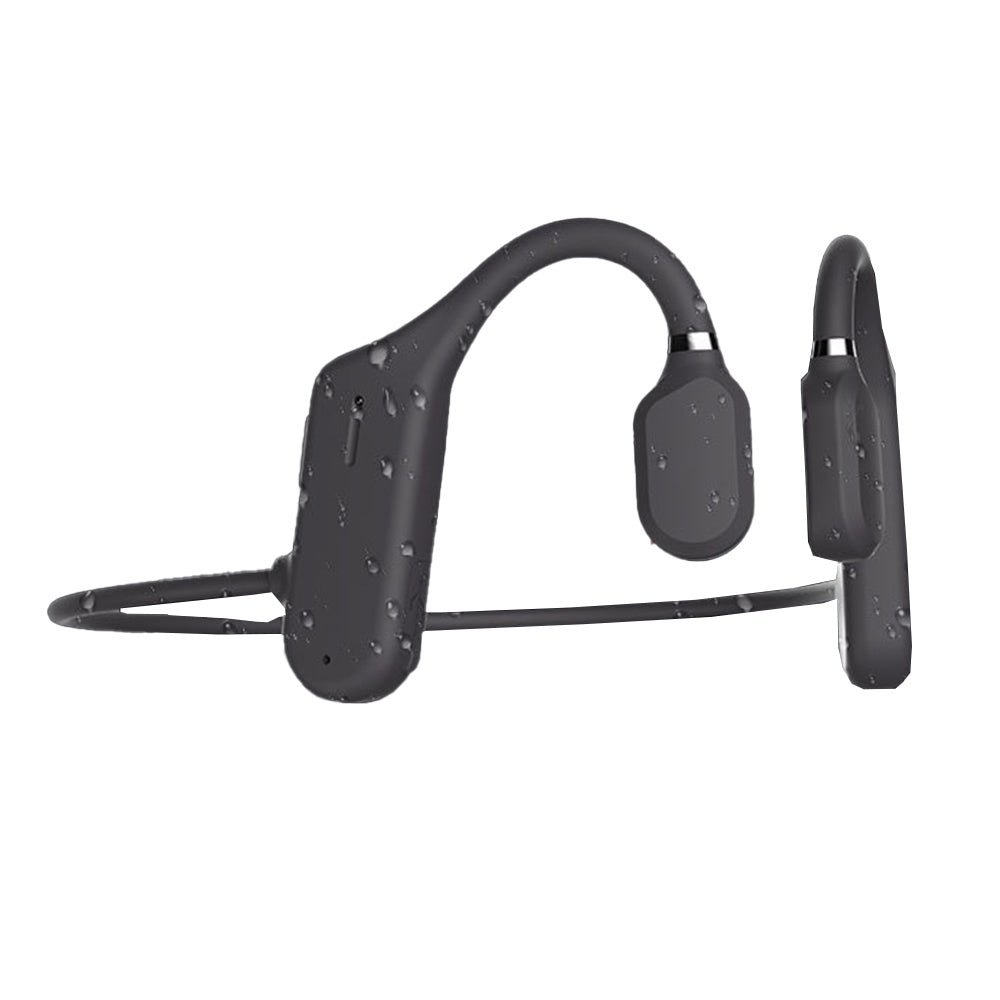 Bone Conduction Headphones Bone Conduction Headphones Bluetooth 5.0 Wireless Sports Earphones Lightweight Ear Hook -Black