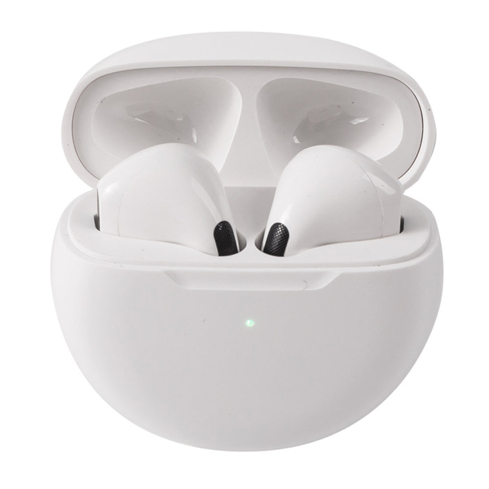 Bluetooth Headphones Wireless Earbuds Bluetooth Headphones Smartphone Compatible Wireless Earbuds with Charging Case for TV Smart Phone Computer Laptop Sports -White