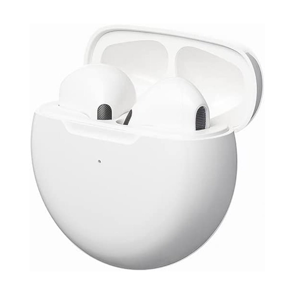 Bluetooth Headphones Wireless Earbuds Bluetooth Headphones Smartphone Compatible Wireless Earbuds with Charging Case for TV Smart Phone Computer Laptop Sports -White