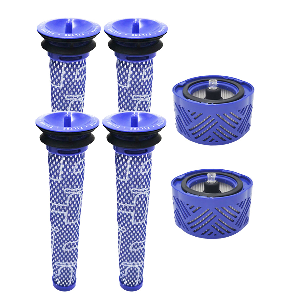 2pcs Filter Replacements Vacuum Replaces Parts Compatible Dyson V6 V8 -Style 1 and Style 2