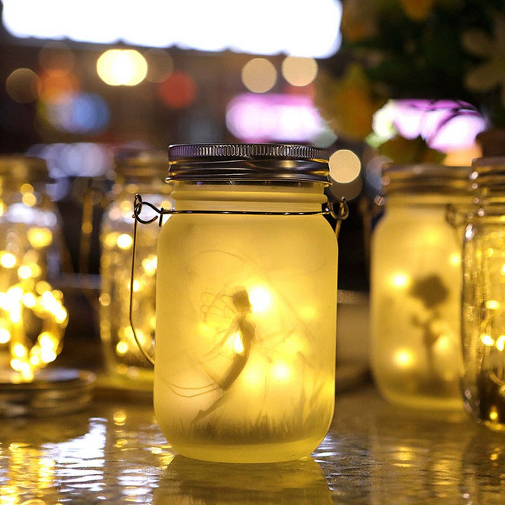 DIY Fairy Mason Jar Lights 10LED Solar String Lights