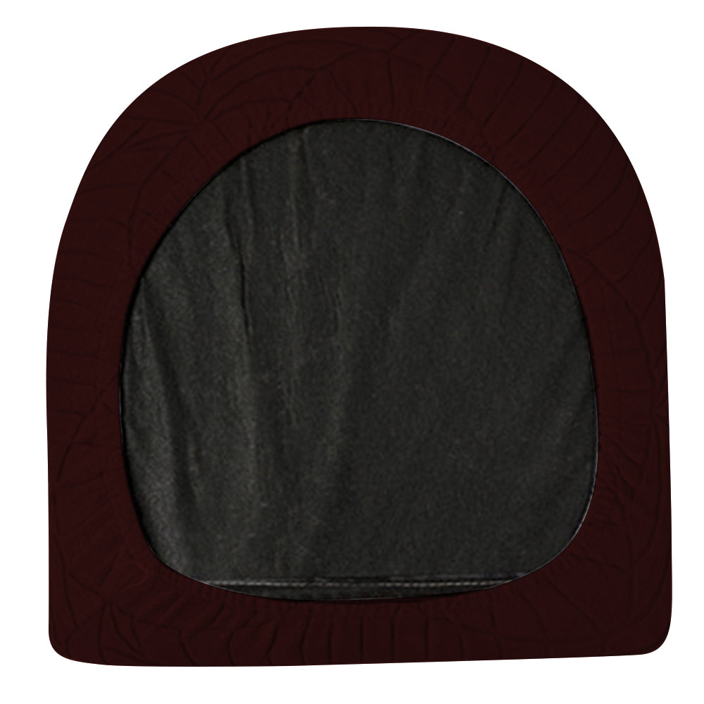 Sofa Cover 2-Piece Stretch Club Chair Slipcover Printed Tub Chair Covers Armchair Covers-Coffee