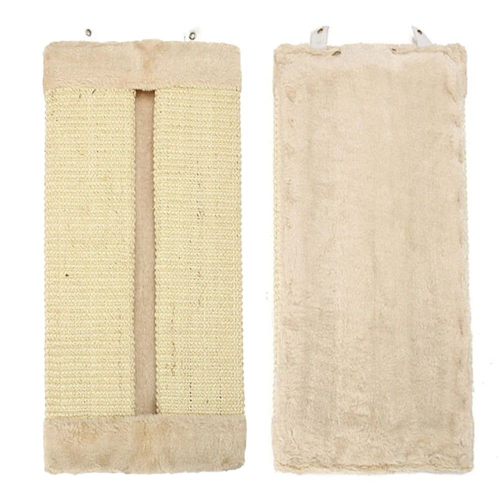 Wall Mounted Scratching Post Cat Scratching Mat Scratcher Pad Board Natural Sisal Pet Cat Toys Sofa Protector