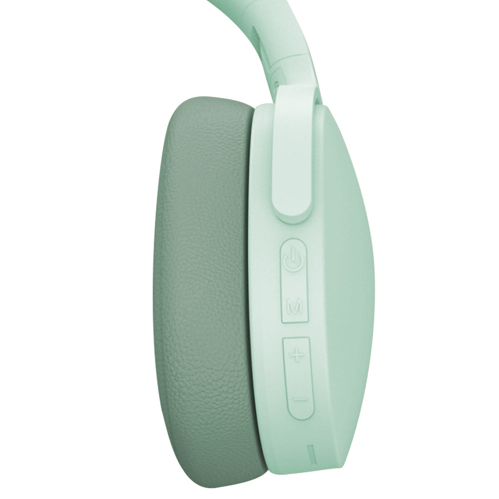 Gaming Headset Wireless Headset P2961 Foldable Wireless Bluetooth Stereo Over Ear Headphone -Blue