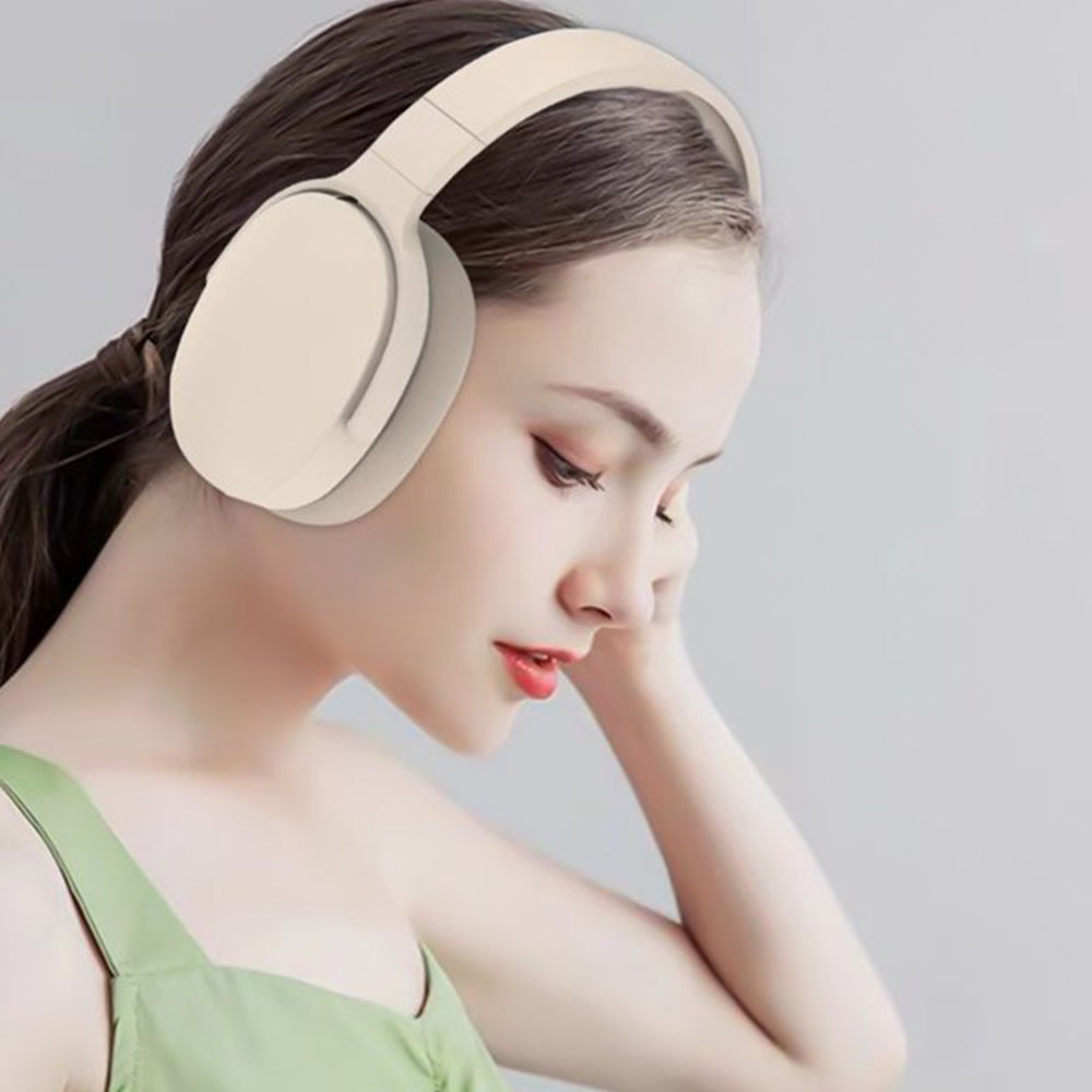 Gaming Headset Wireless Headset P2961 Foldable Wireless Bluetooth Stereo Over Ear Headphone -Gray