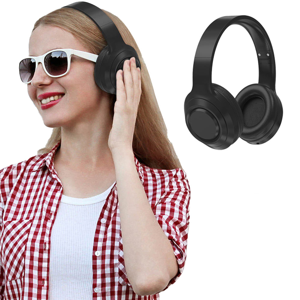Gaming Headset Wireless Headset Bluetooth Wireless Headphones Headworn TWS Earphones -Black