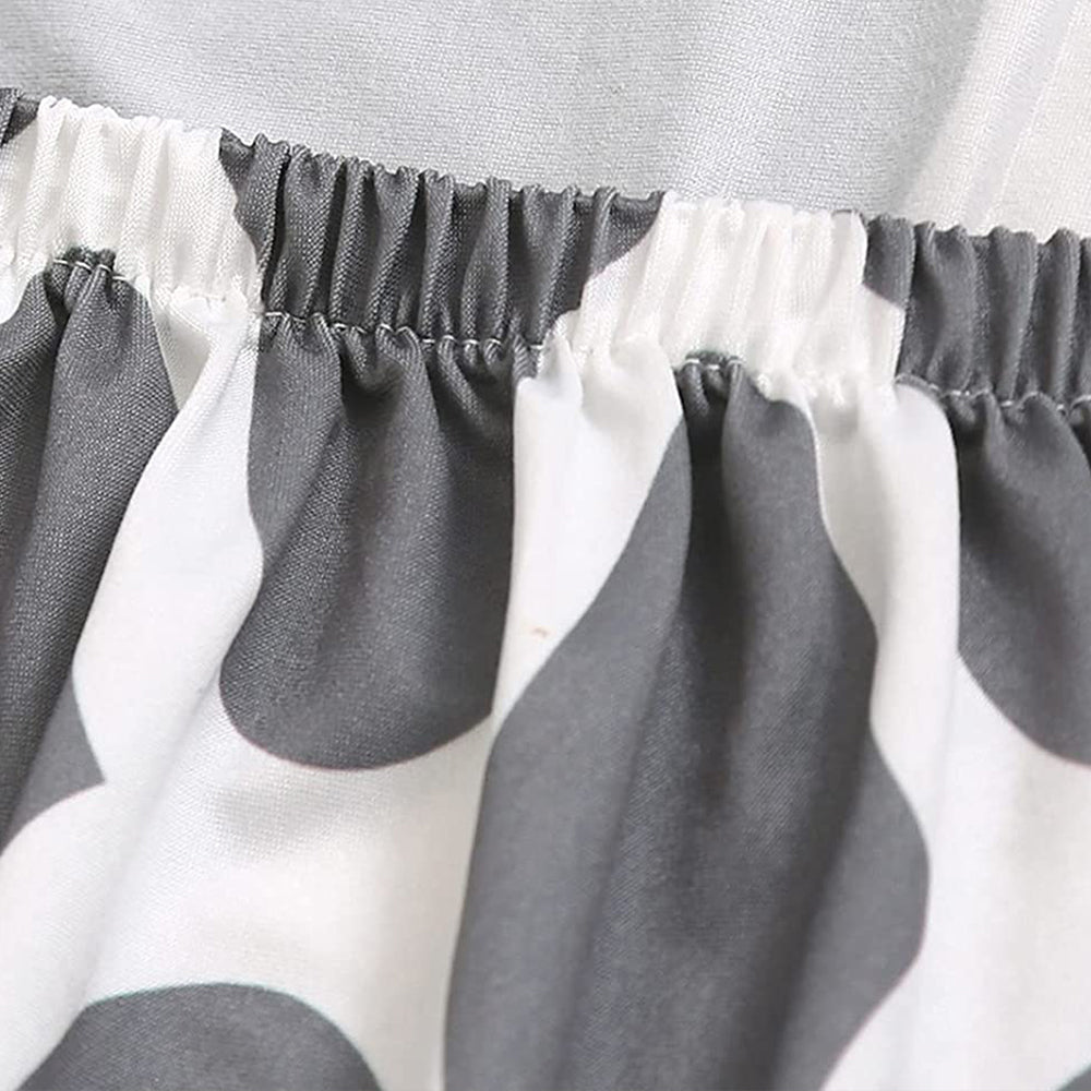 Chair Cover Elastic Dining Chair Protective Covers Stretch Chair Covers Slipcovers for Home Use-Grey