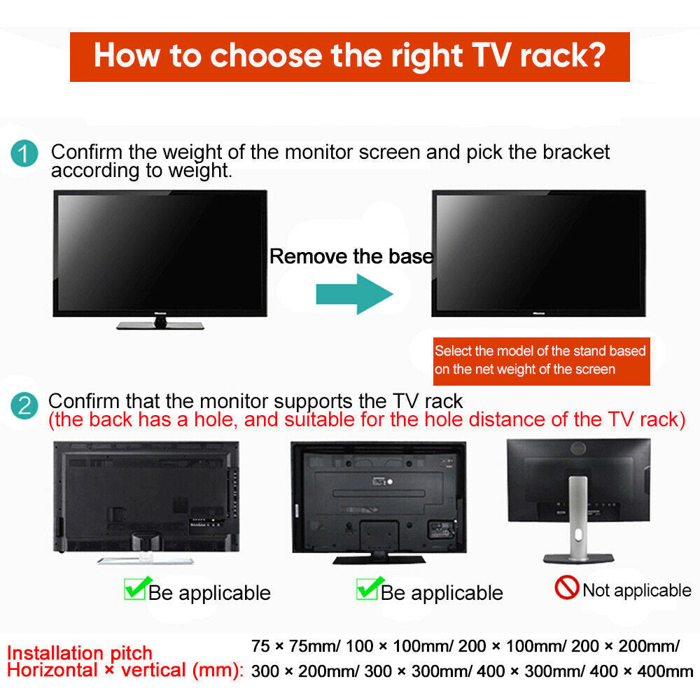 Full Motion TV Wall Mount Bracket Swivel Tilt
