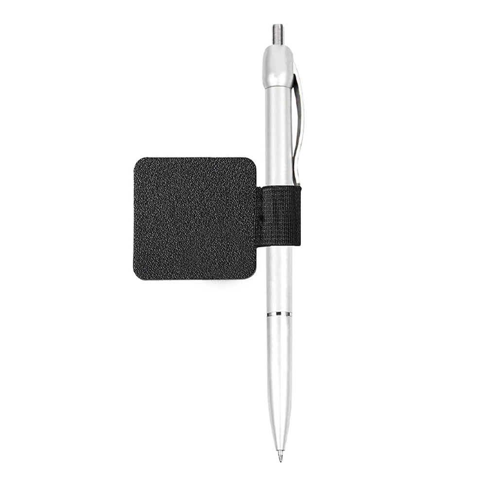 10 Pack Self Adhesive Leather Pen Loop Pen Holder Pencil Clip with Elastic