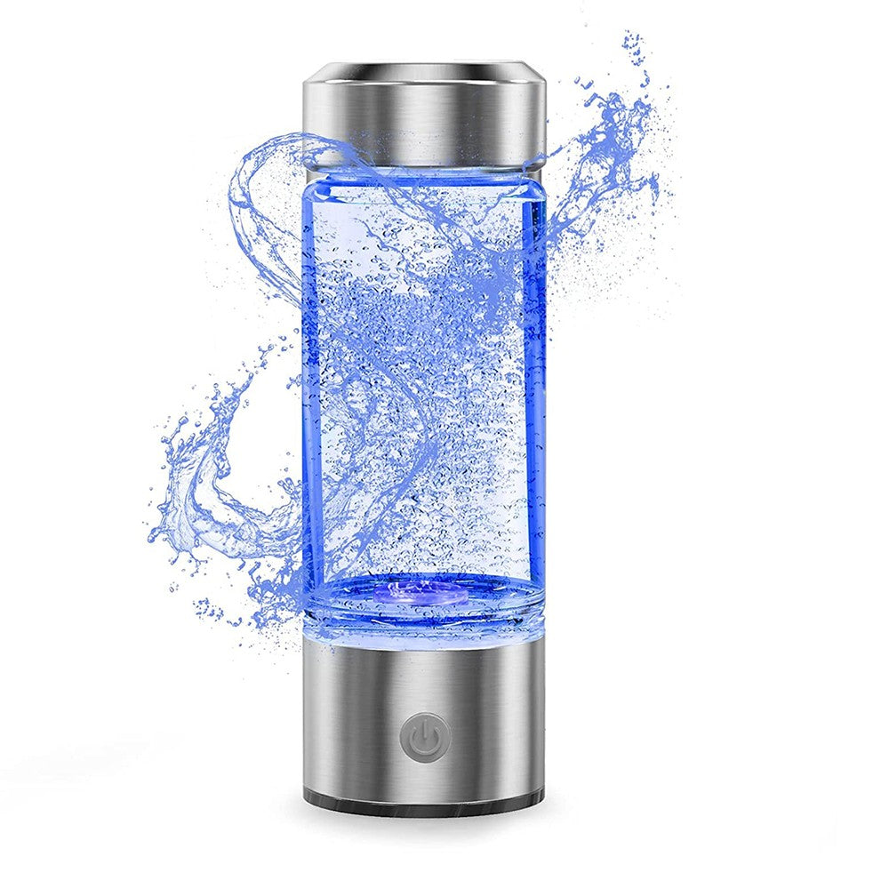 Dual Use 450ml Hydrogen-rich Water Ionizer Generator Bottle Cup USB Portable Mug