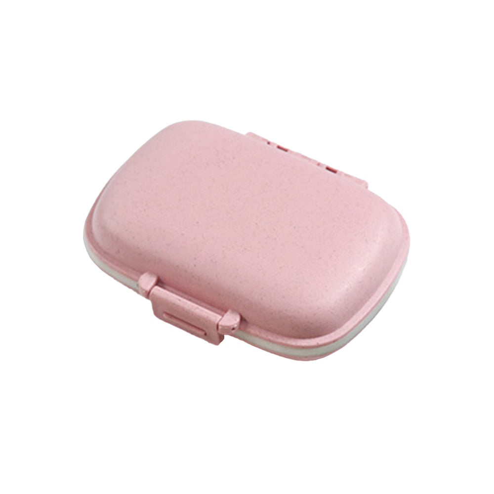 Pill Box Medicine Organizer Dispenser Box Case Travel Tablet Container Holder -Pink
