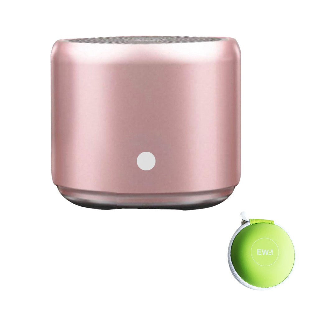 Portable Wireless Mini Bluetooth Speaker Mic Bathroom Shower Speaker Pink