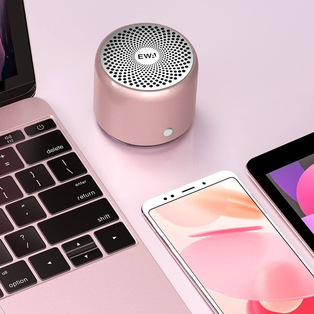 Portable Wireless Mini Bluetooth Speaker Mic Bathroom Shower Speaker Pink