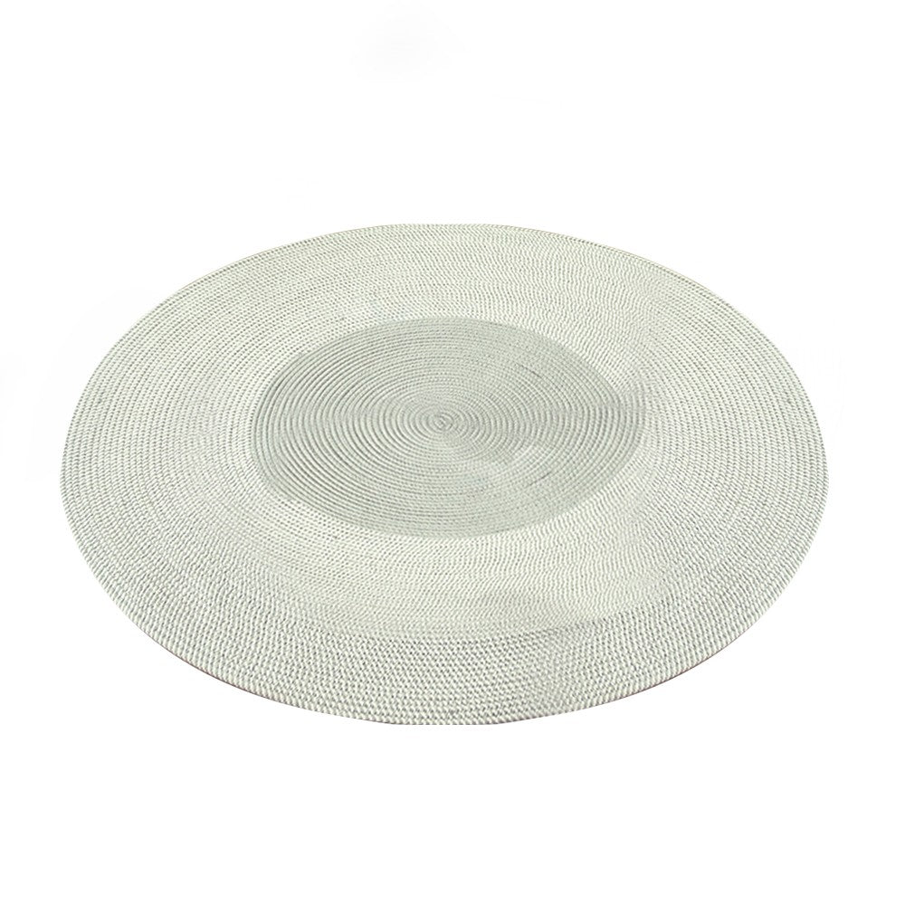 Braided Floor Mat Soft Jute Floor Mat for Home Room Office Style 3