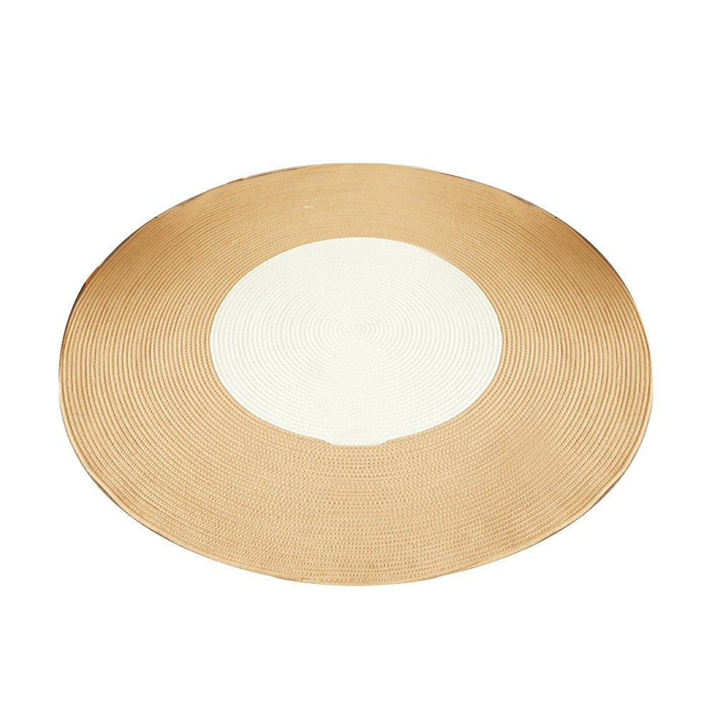 Braided Floor Mat Soft Jute Floor Mat for Home Room Office Style 4