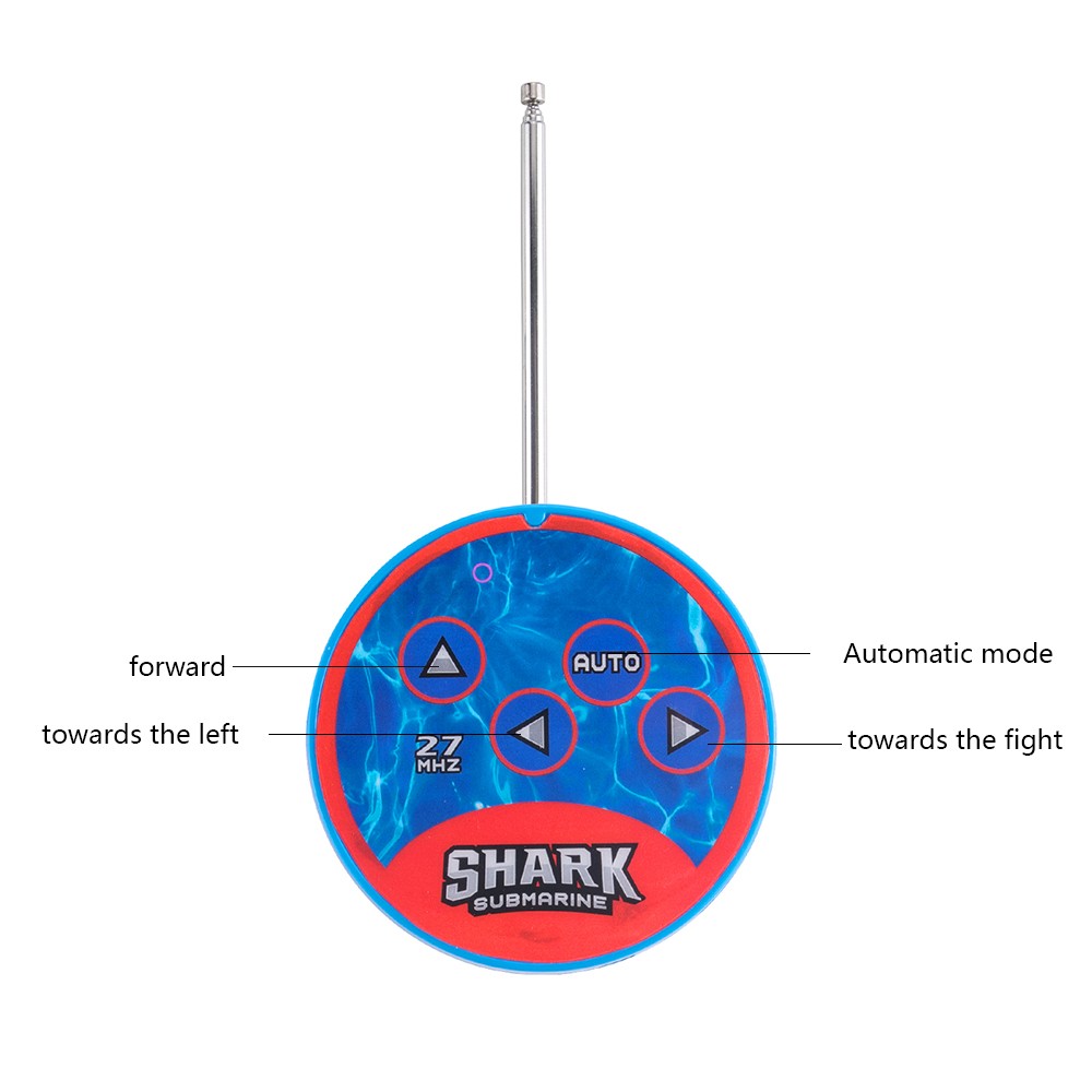 RC Shark Toy Simulation Shark Toys Kid Gift Toy Blue