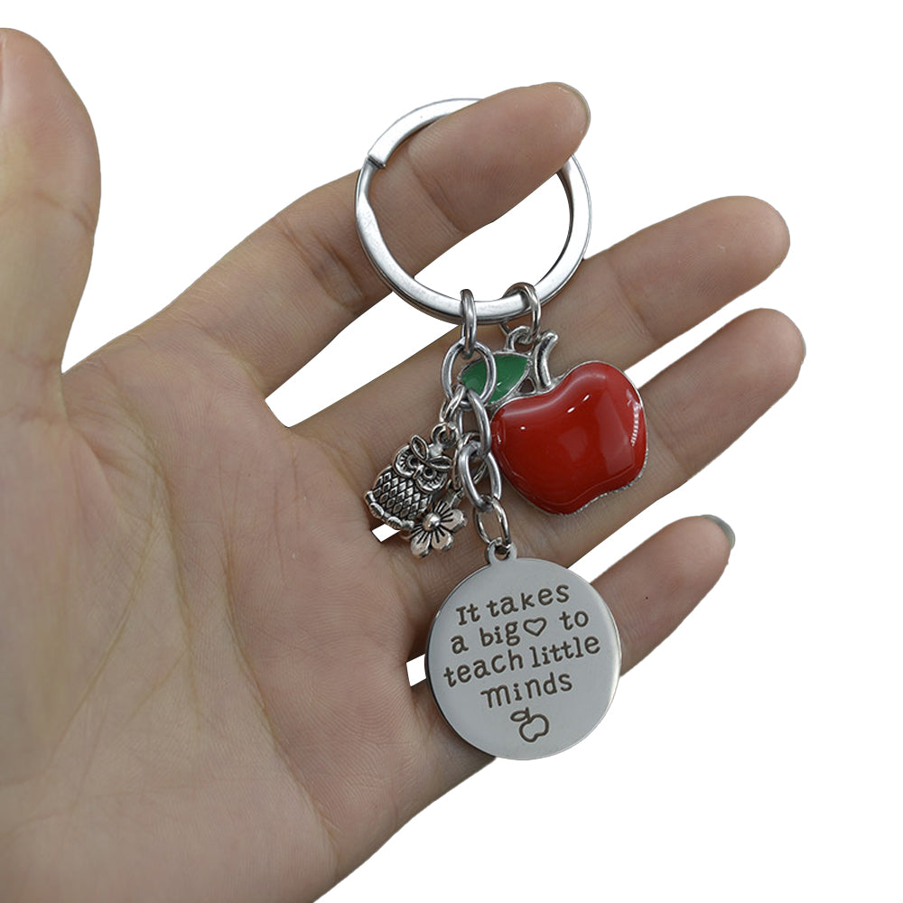 6Pcs Teacher Appreciation Keychain Teacher Key Chain Gifts TeachersDay Gift Teacher Birthday Gift