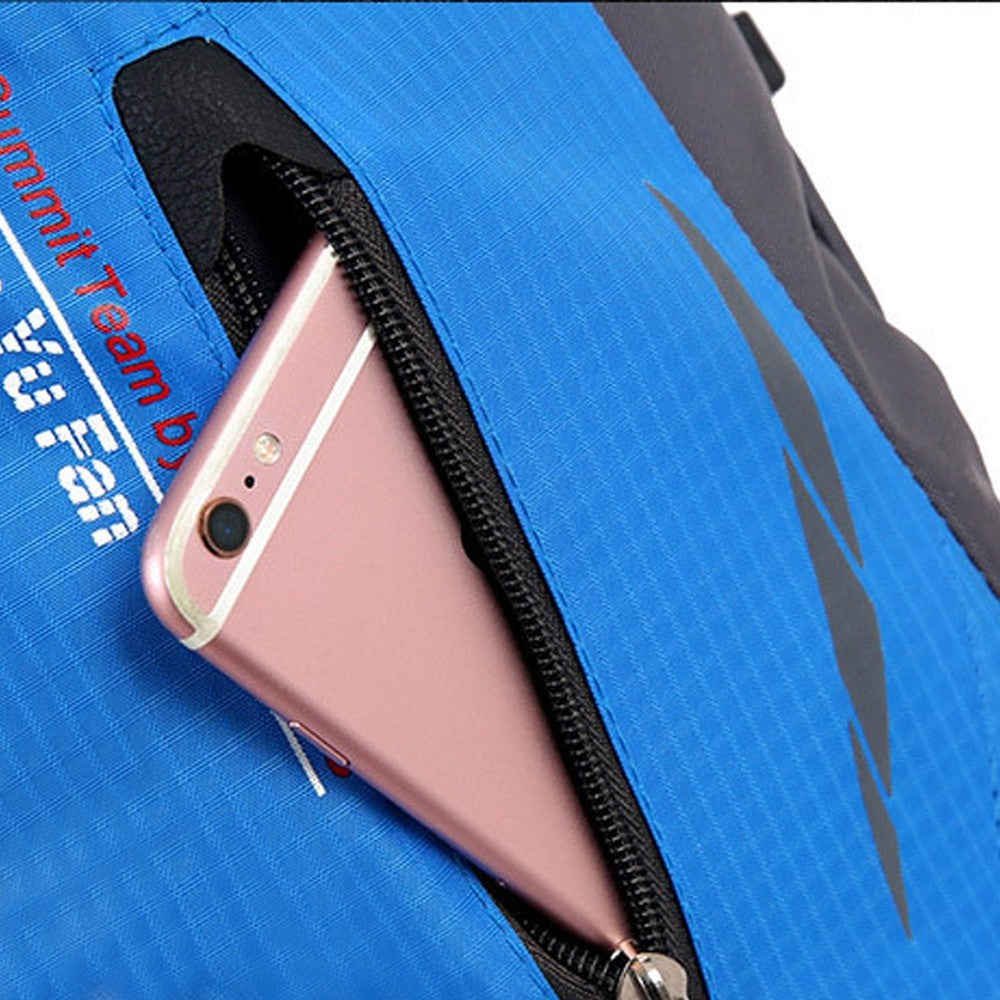 Water-resistant Hiking Backpack Travel Camping Outdoor Bag for Men and Women Blue