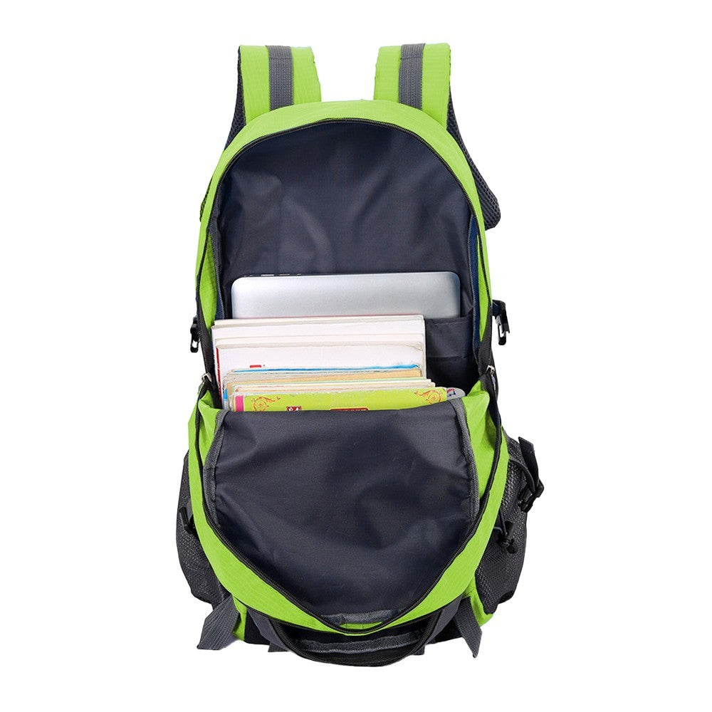 Water-resistant Hiking Backpack Travel Camping Outdoor Bag for Men and Women Green