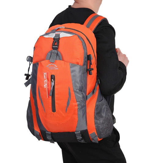 Water-resistant Hiking Backpack Travel Camping Outdoor Bag for Men and Women Orange