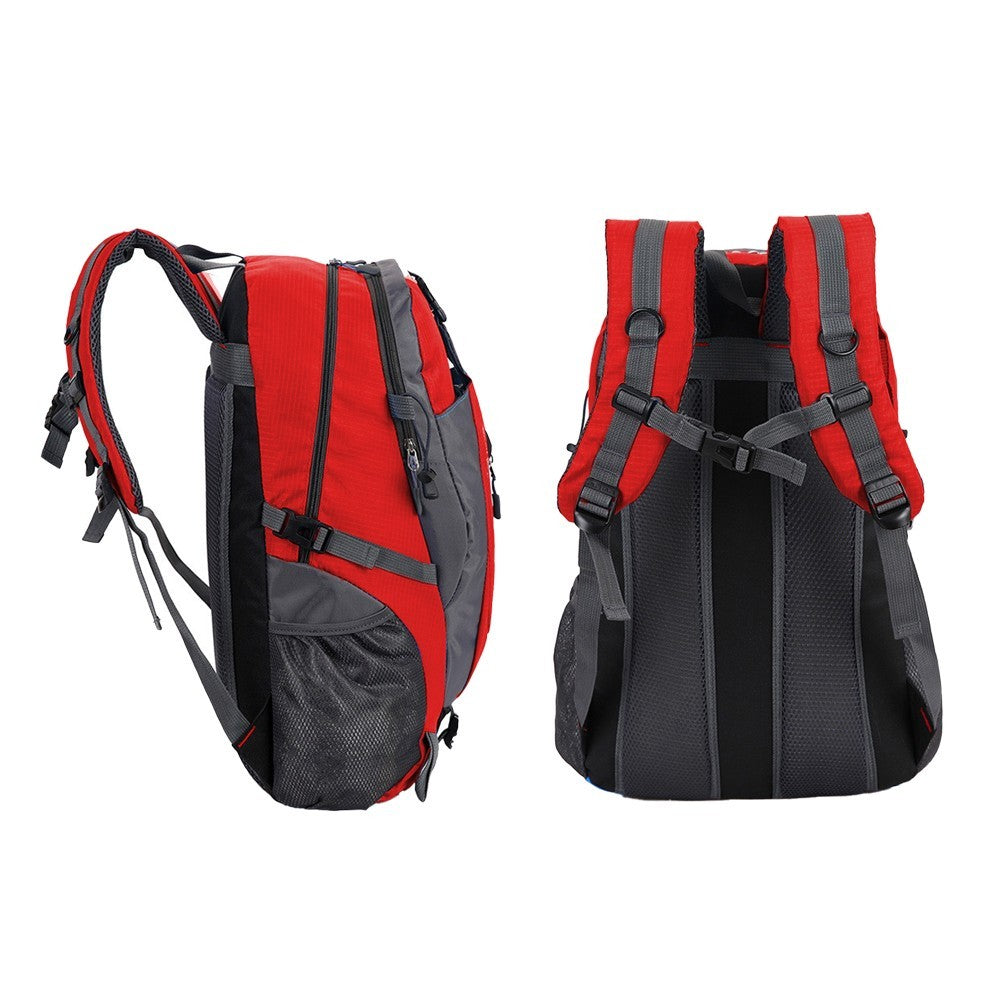 Water-resistant Hiking Backpack Travel Camping Outdoor Bag for Men and Women Red