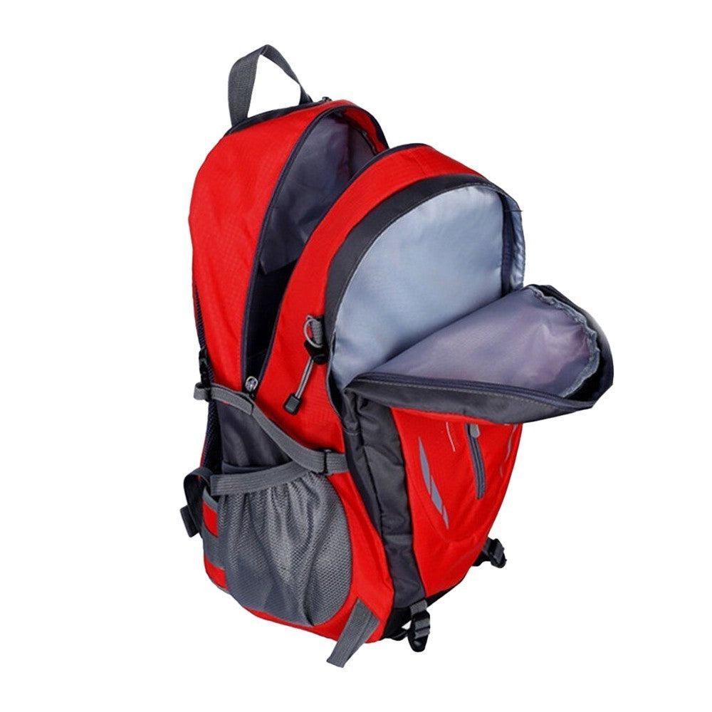Water-resistant Hiking Backpack Travel Camping Outdoor Bag for Men and Women Red