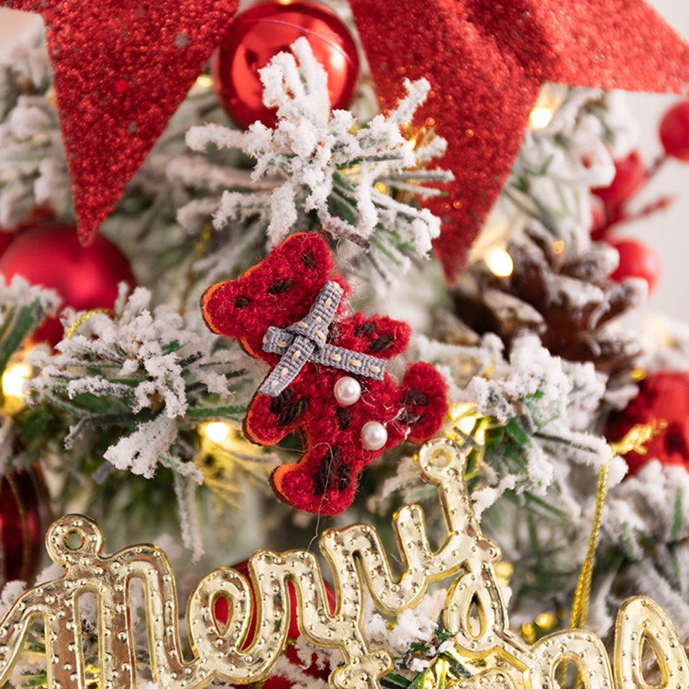 Tabletop Artificial Christmas Tree - Red