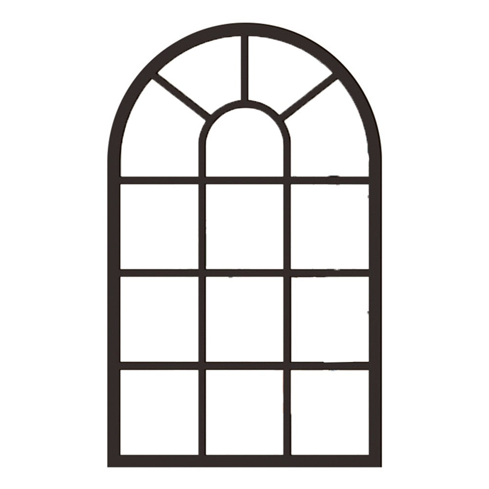 Self-adhesive Arched Acrylic Wall Mirror Window Sticker Decals Removable Window Mirror Wall Decor Style 2