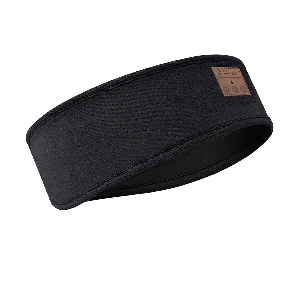 Sleep Headphones Breathable Bluetooth 5.2 Headband Wireless Sleeping Earbuds Earphones -Black
