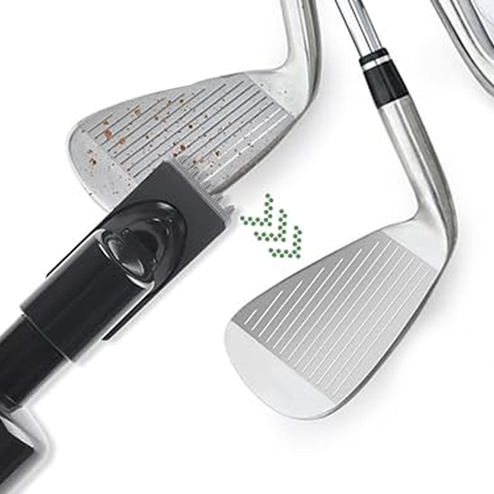 Golf Club Cleaning Brush Groove Cleaner with Squeeze Bottles White