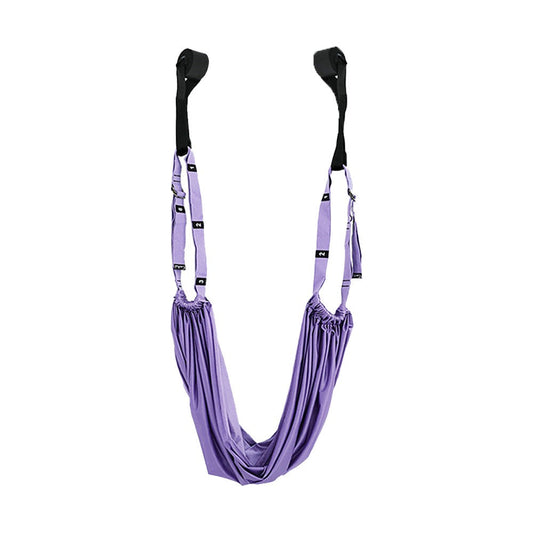Stretching Exercise Strap Leg Stretcher Belt Flexibility Trainer for Dance Yoga Ballet Exercise Purple