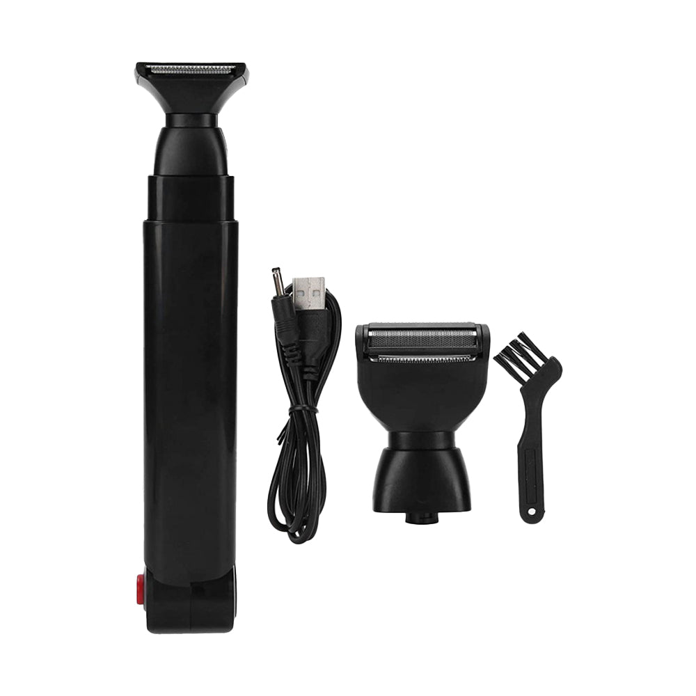 Men's Back Hair Remover USB Rechargeable Body Hair Trimmer Adjustable Back Shaver