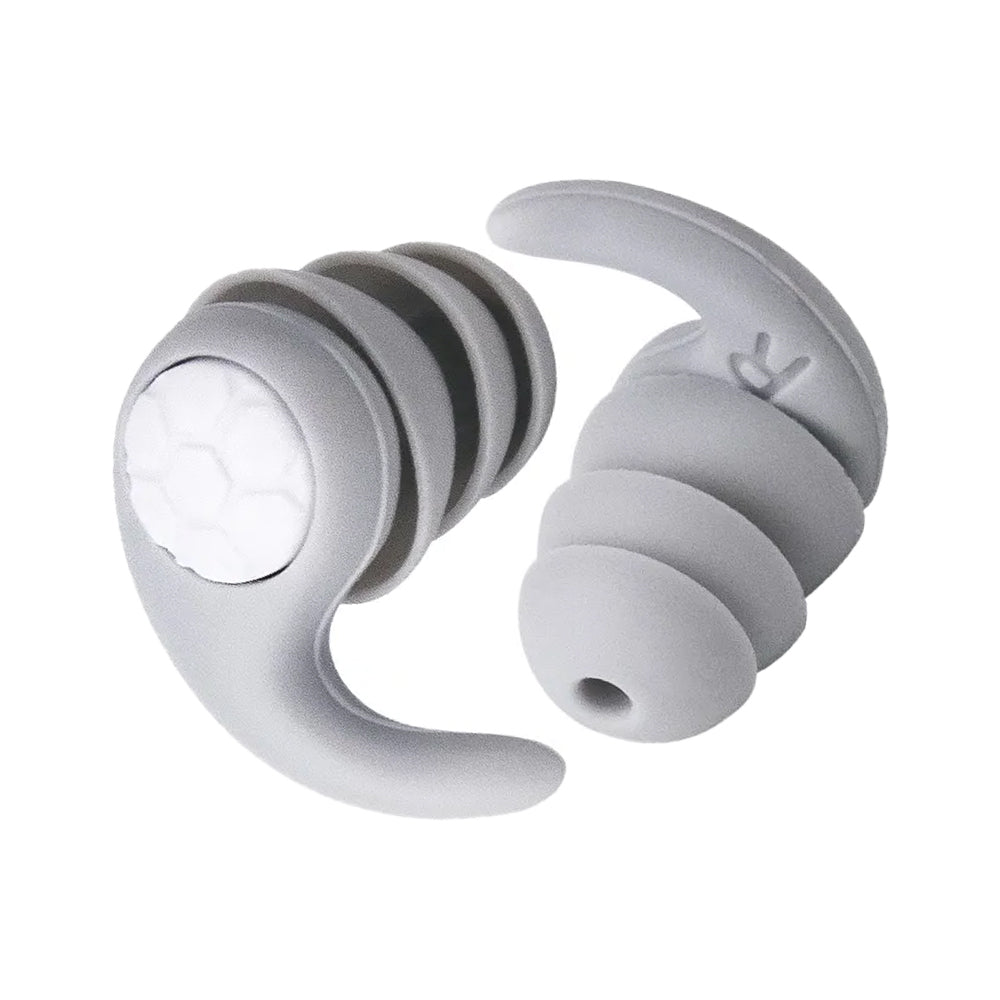 Pair of Silicone Swimming Ear Plugs Sleep Noise Reduction Earplugs Grey