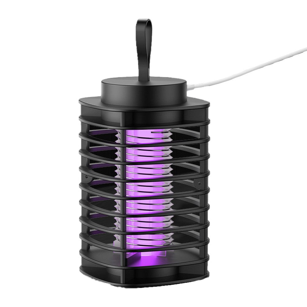 2Pcs Electric Mosquito Killer Lamp - Black + White