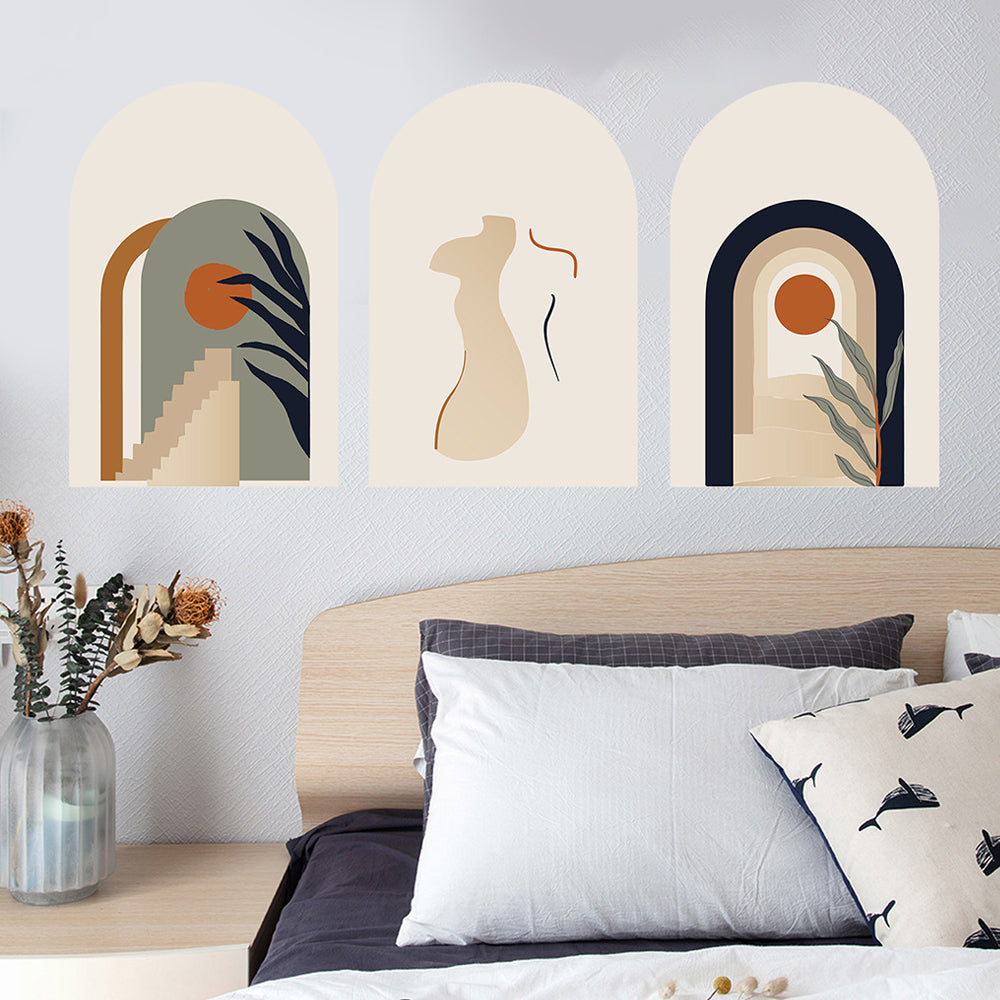 3Pcs Home Arch Wall Decal Decor Sticker Wall Decor Sticker Wall Decals Style 2