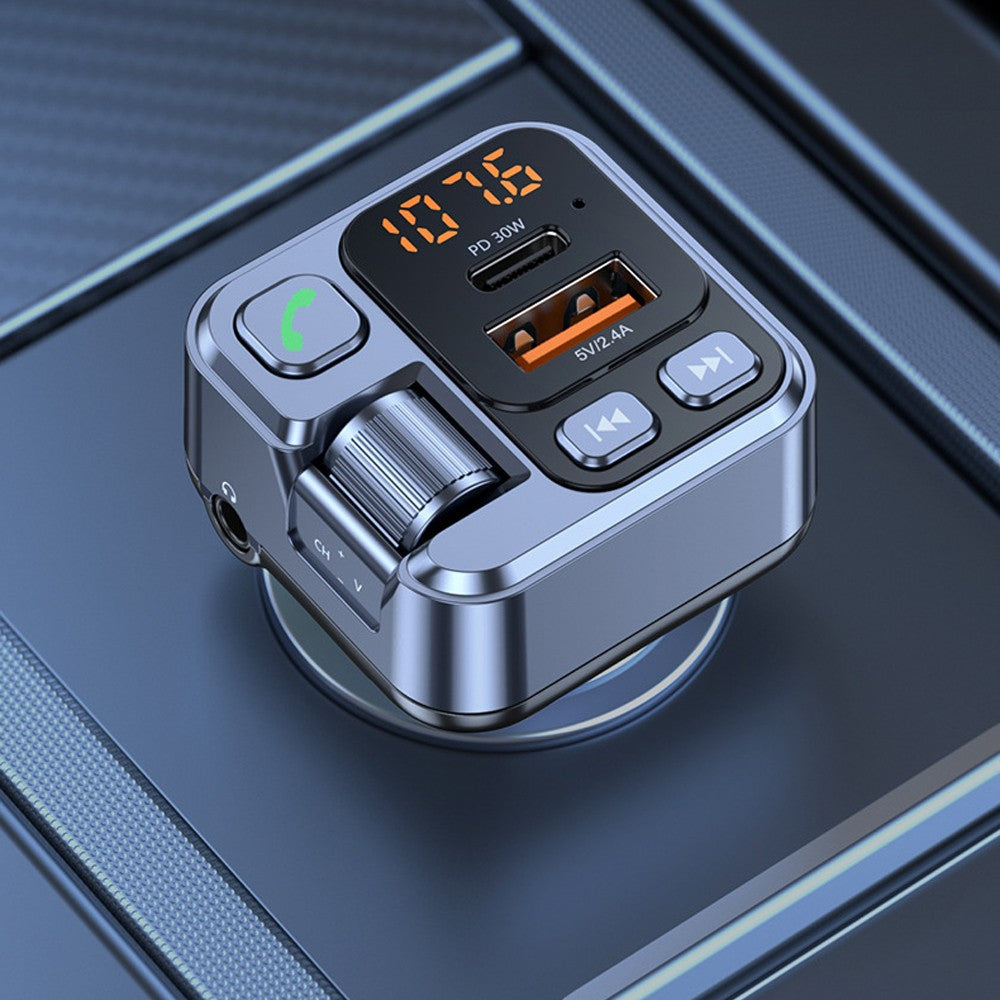 Car Wireless FM Transmitter Bluetooth Hands-Free MP3 Player USB Charger Adapter