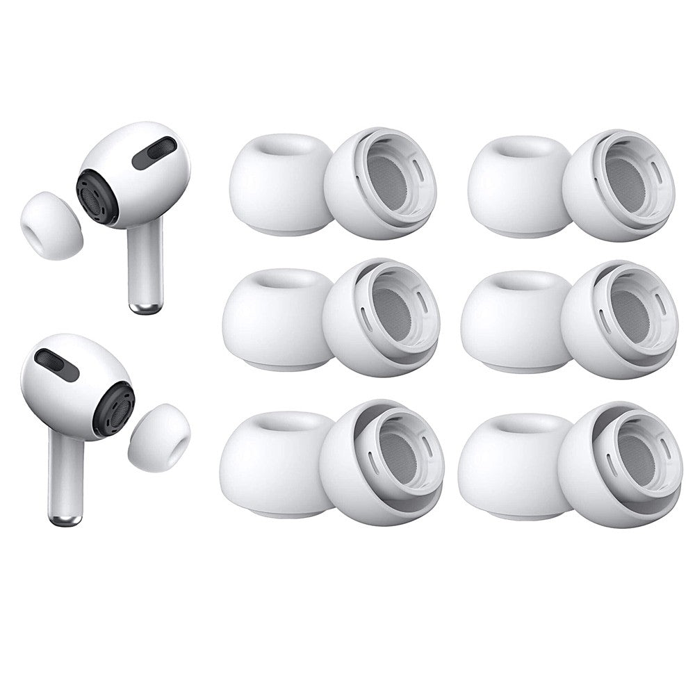 6 Pairs of Replacement Ear Tips for AirPods Pro and AirPods Pro 2nd Generation