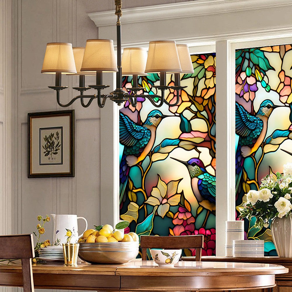 1 Sheet 100x60cm Static Cling Privacy Window Film Frosted Sticker Style 2