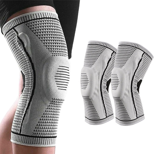 Pair of Knee Brace Knee Compression Sleeve Sports Knee Support