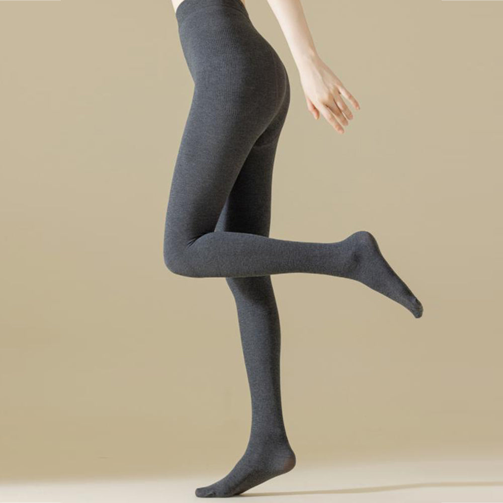 Women's Winter Thermal Lined Legging Warm High Waist Stretch Slim Pant Grey