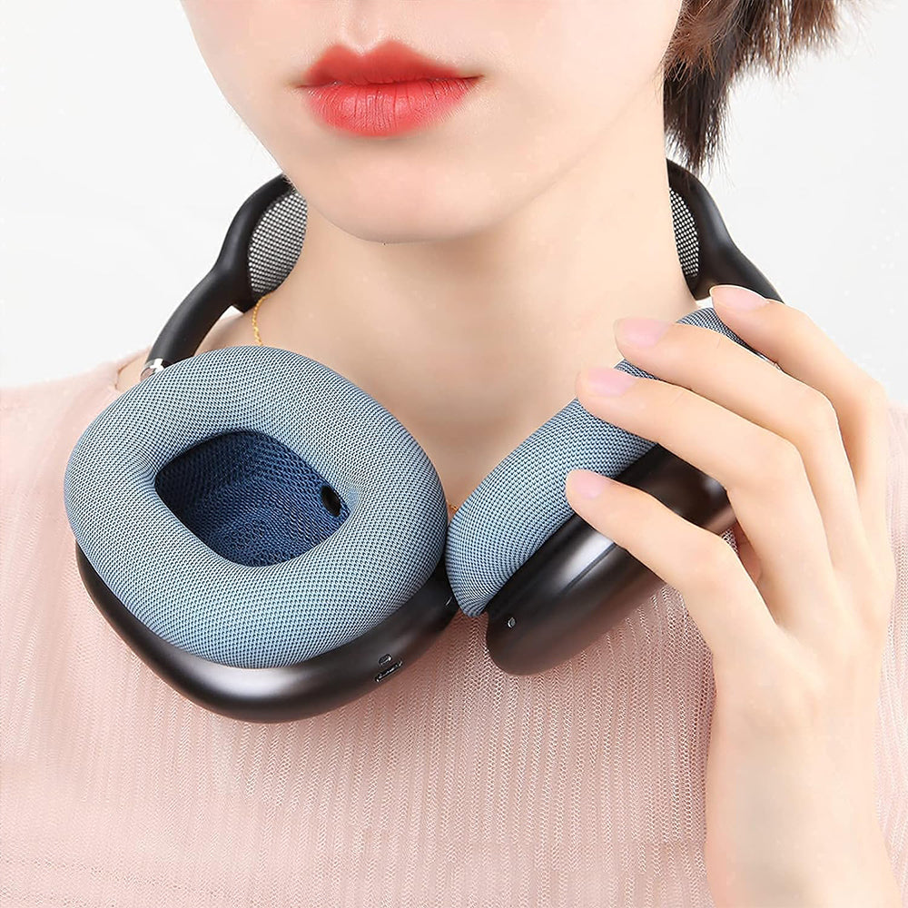 Pair of Replacement Ear Pads for AirPods Max Headphone Ear Cushions Light Blue