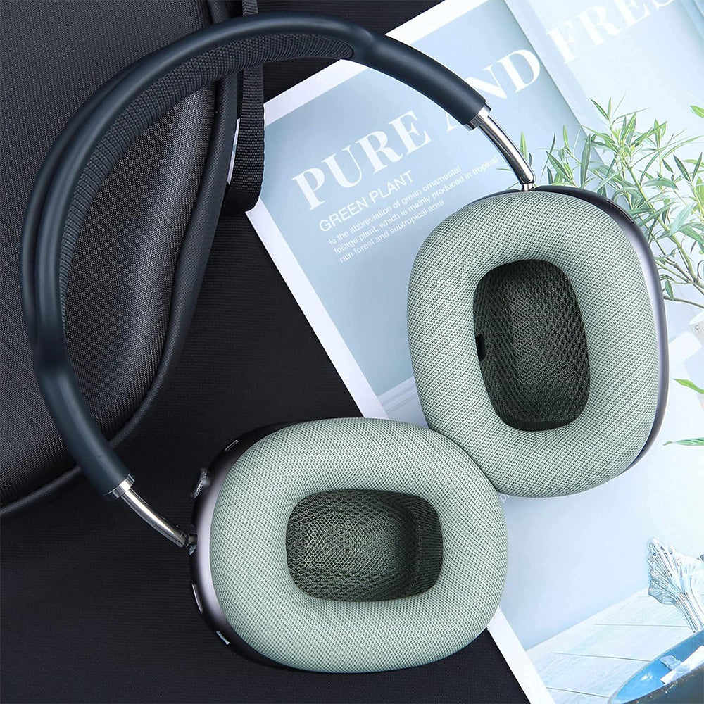 Pair of Replacement Ear Pads for AirPods Max Headphone Ear Cushions Green