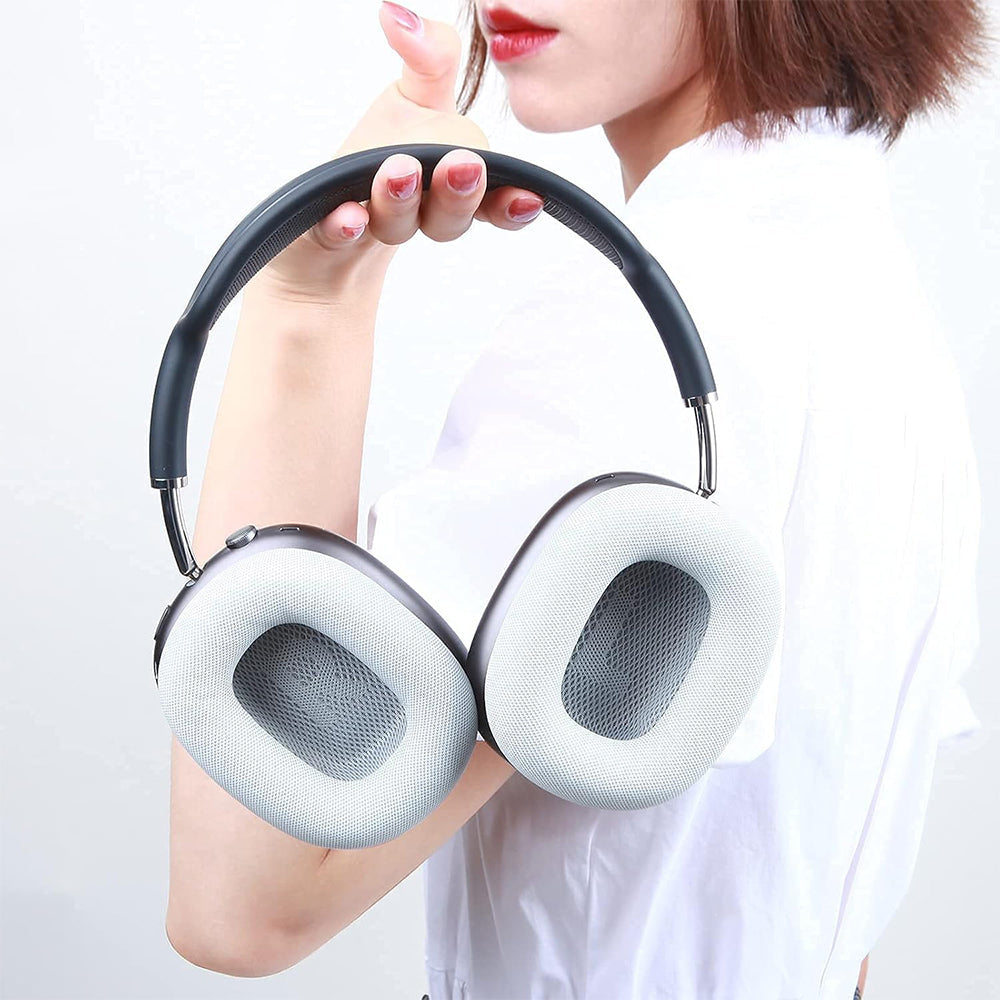 Pair of Replacement Ear Pads for AirPods Max Headphone Ear Cushions White