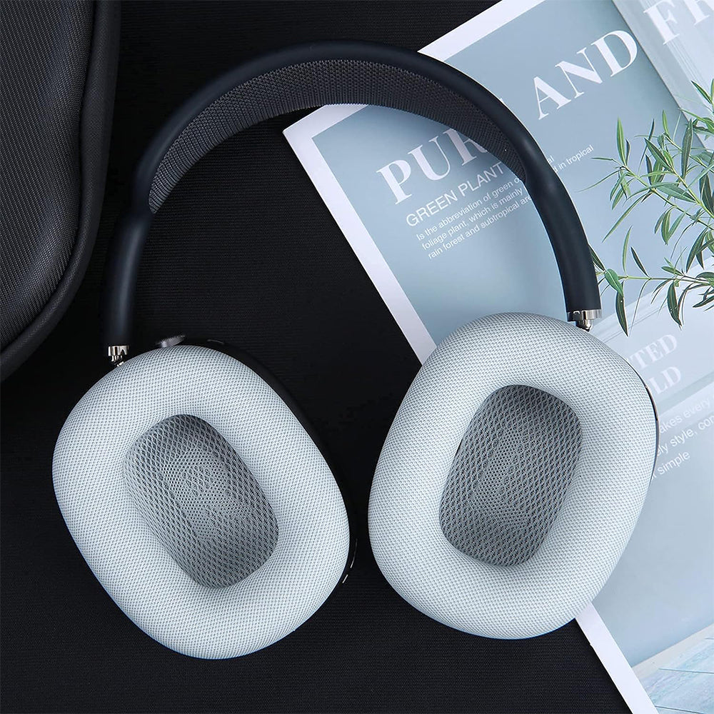 Pair of Replacement Ear Pads for AirPods Max Headphone Ear Cushions White