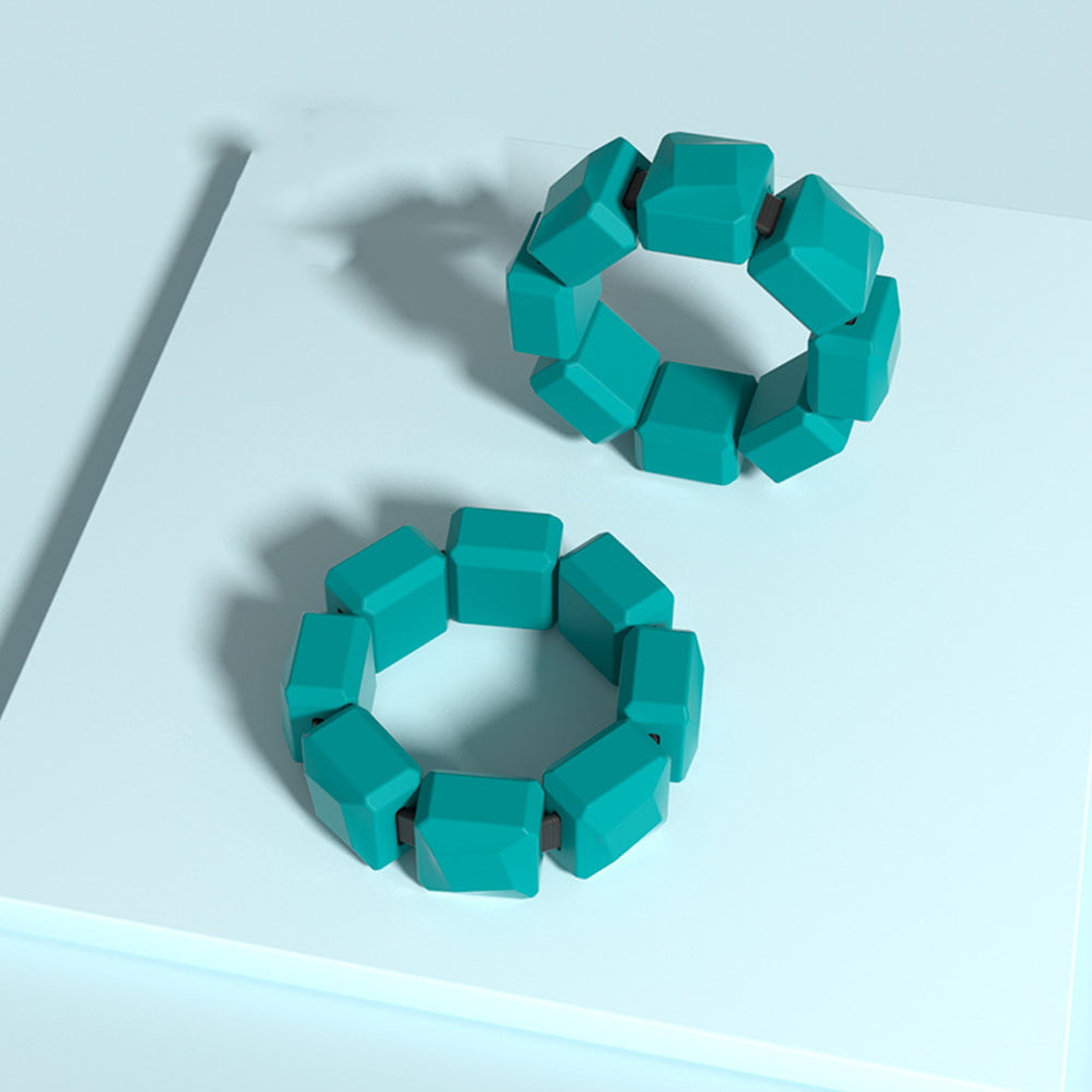 Pair of Silicone Wrist Ankle Weights Unisex Strength Training Set for Walking Running Gym Green