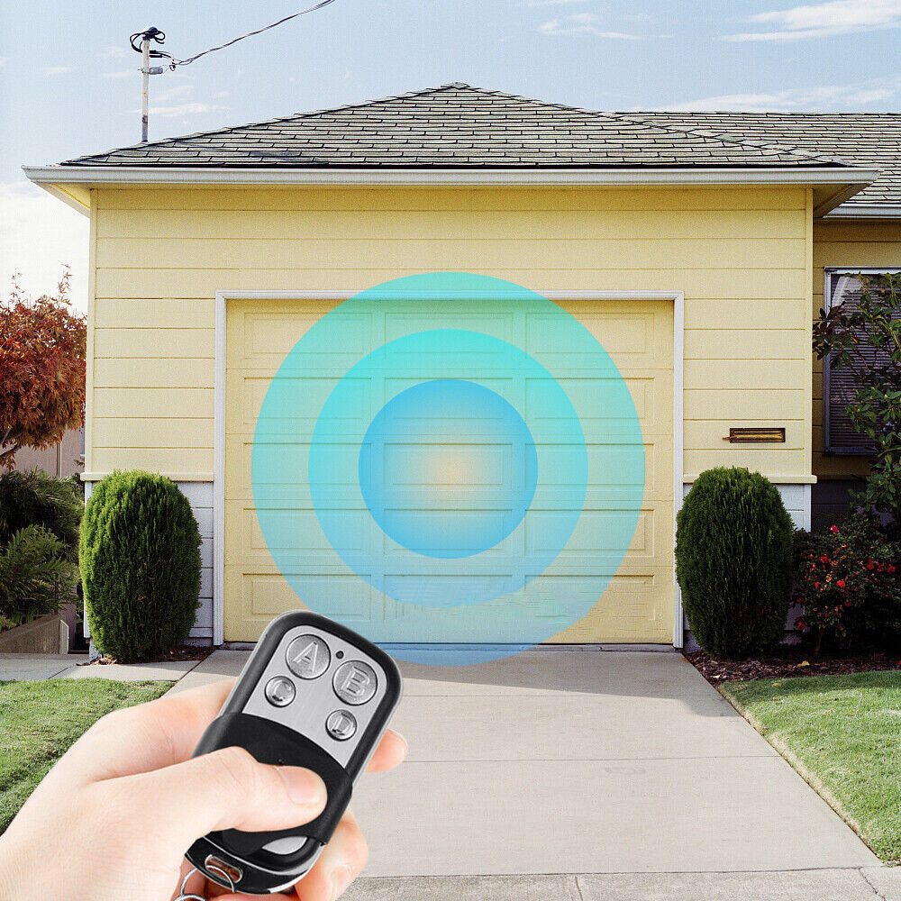 2Pcs Universal 433MHz Copy Remote Control Replacement Garage Door Car Gate Cloning Remote Key Fob